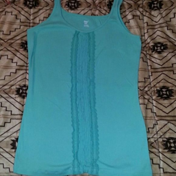 2 Gap Tank Tops with Embellishments Lace Small - Picture 2 of 4